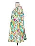 Judith March 100% Polyester Paisley Teal Casual Dress Size L - photo 5