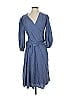 Calypso St. Barth 100% Silk Blue Casual Dress Size S - photo 1