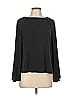 IMAN Black Long Sleeve Top Size L - photo 1