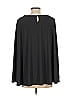 IMAN Black Long Sleeve Top Size L - photo 2
