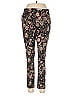 H&M Paisley Black Casual Pants Size 10 - photo 1