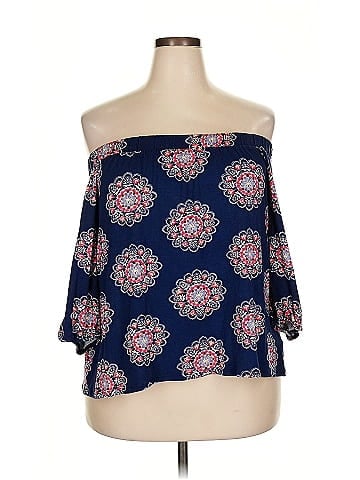 Loveappella 3/4 Sleeve Blouse (view 1)