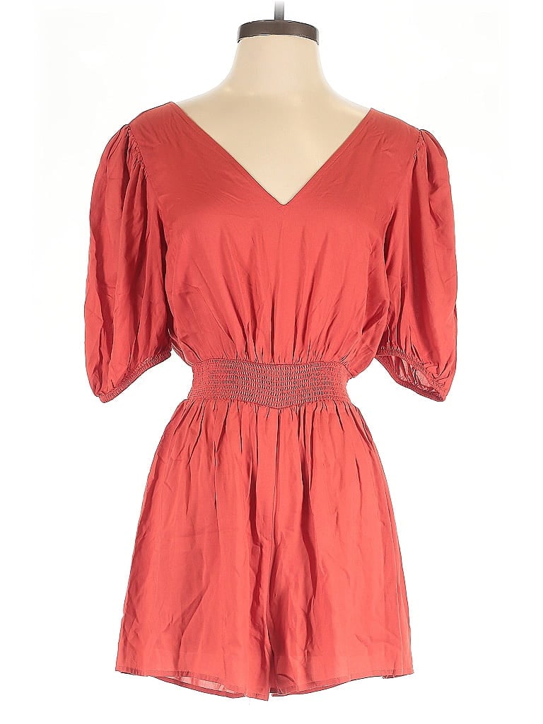 Pre-owned Express Romper In Red