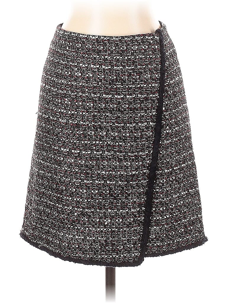 Pre-owned Ann Taylor Loft Formal Skirt In Gray