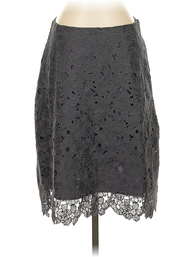 Pre-owned Ann Taylor Loft Formal Skirt In Gray