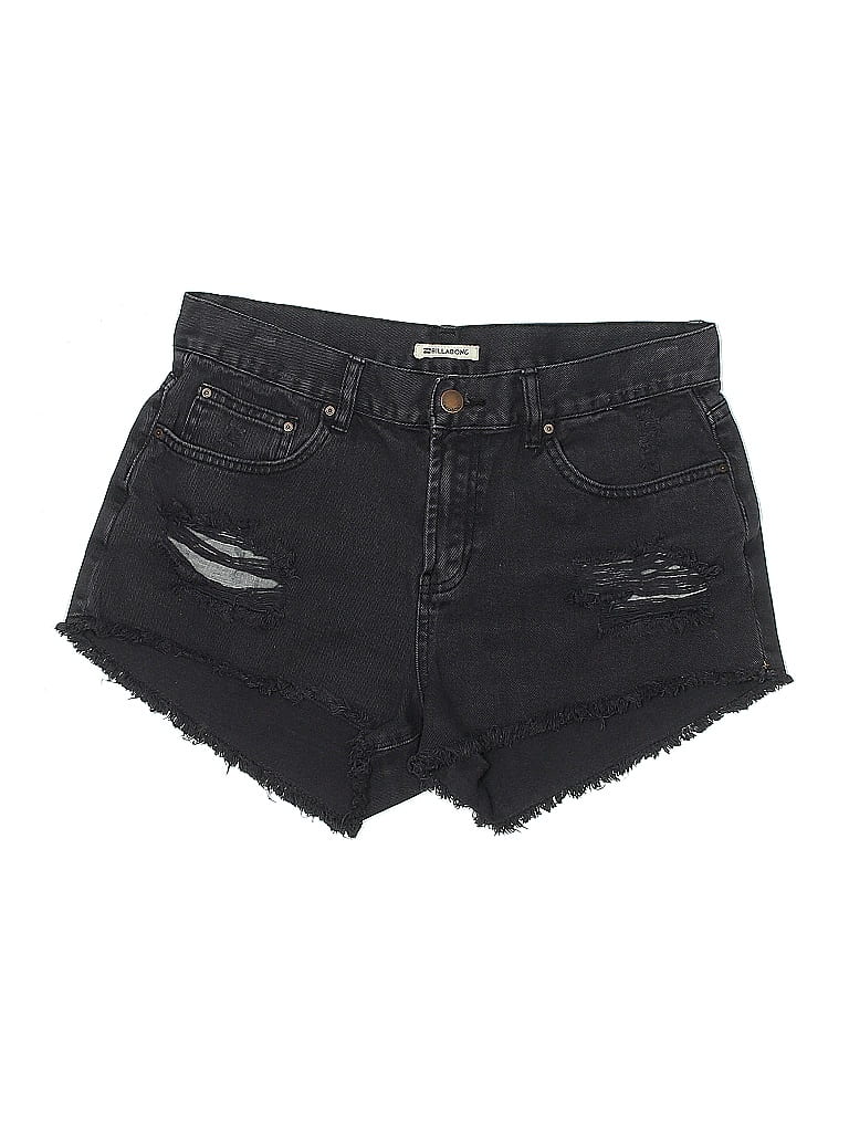 Click to view more detailed imagery on our partner's website Pre-owned Billabong Denim Shorts In Black