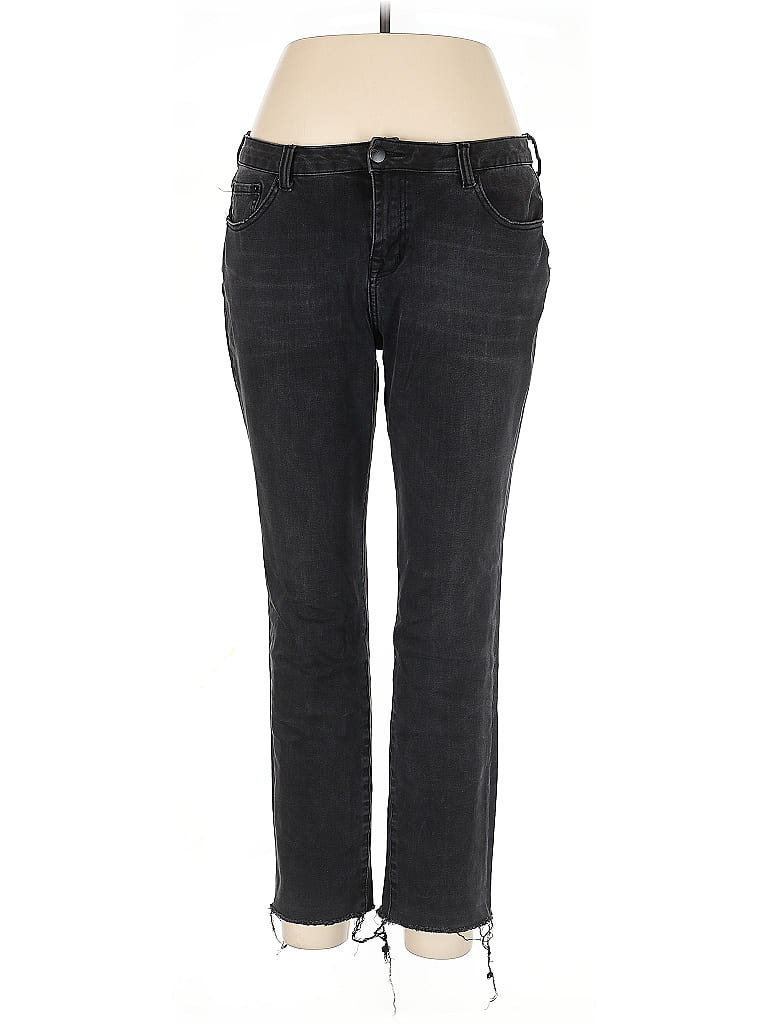 Mystree Solid Black Gray Jeans Size 30 waist - photo 1