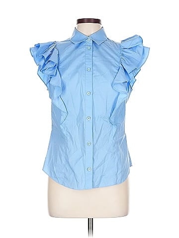 Karen Millen Sleeveless Button-Down Shirt (view 1)