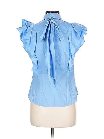 Karen Millen Sleeveless Button-Down Shirt (view 2)