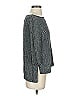 Ottod'Ame 100% Viscose Gray Black 3/4 Sleeve Blouse Size 4 - photo 4