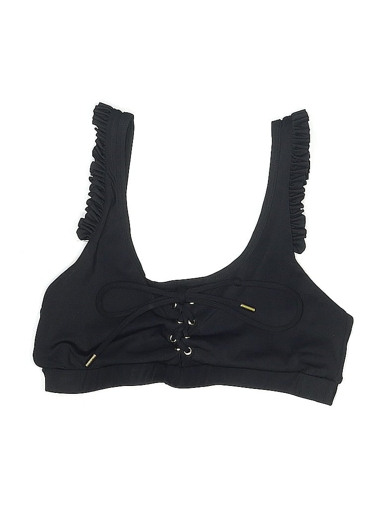 Pre-owned Celestine Swimsuit Top Black Swimwear