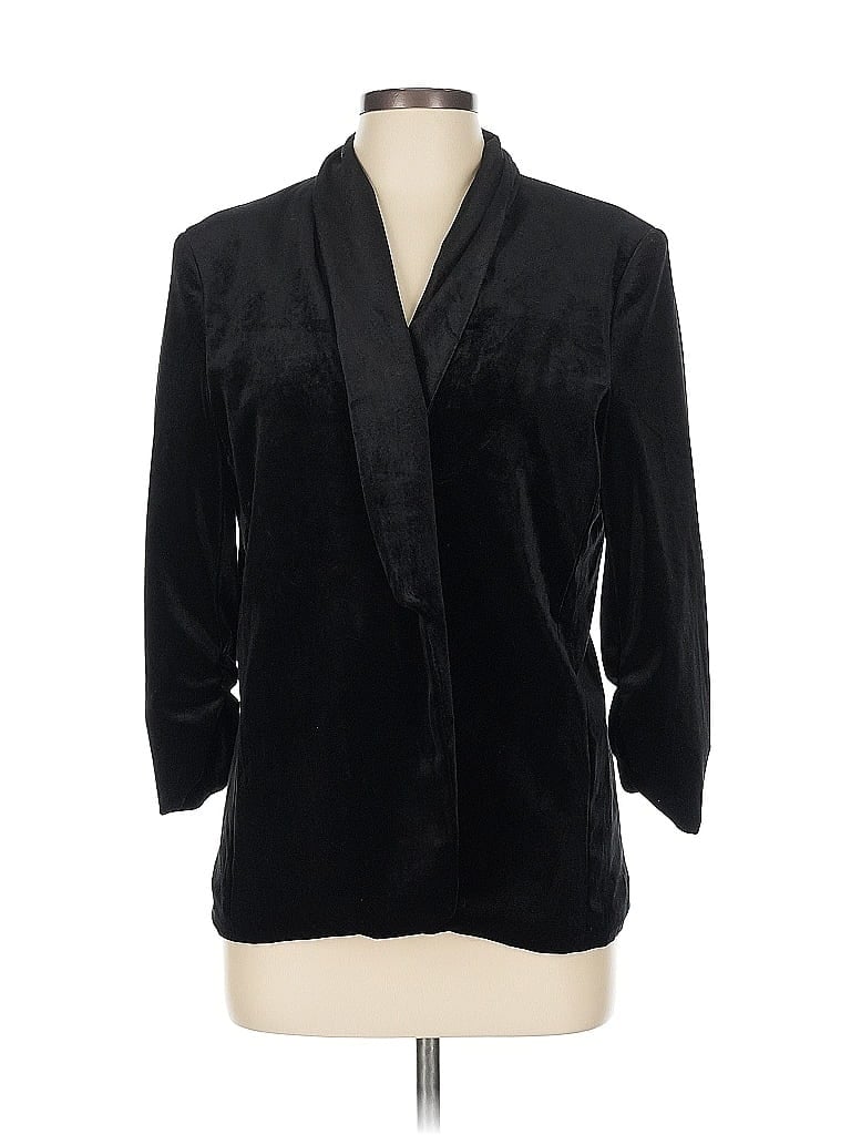Pre-owned Assorted Brands Blazer Jacket In Black