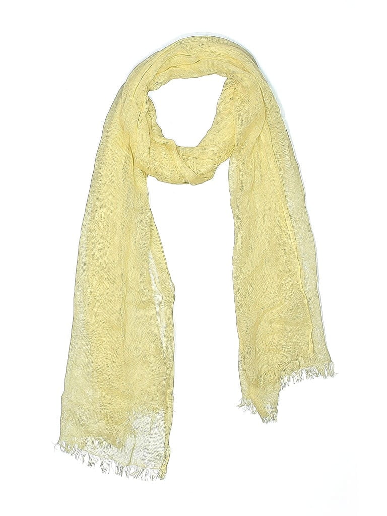Pre-owned Unbranded Scarf In Yellow