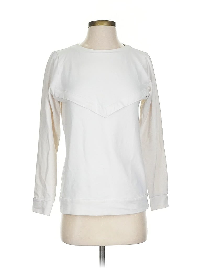 Pre-owned Assorted Brands Sweatshirt In White