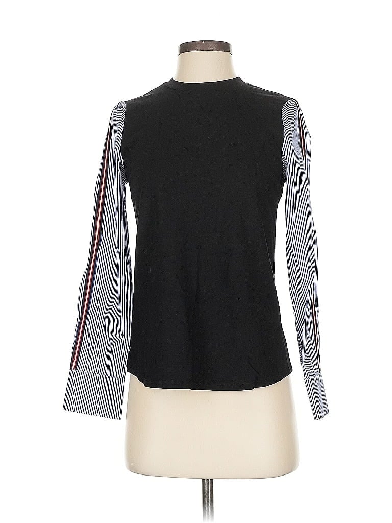 Click to view more detailed imagery on our partner's website Pre-owned Drew Long Sleeve Top Black Turtleneck Tops