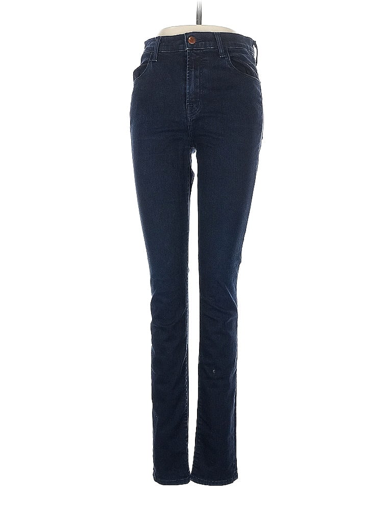 J Brand Solid Blue Jeans Size 28 waist - photo 1