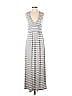 Max Studio Stripes Gray Casual Dress Size XS - photo 1