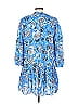 Tanya Taylor 100% Cotton Paisley Blue Casual Dress Size L - photo 2