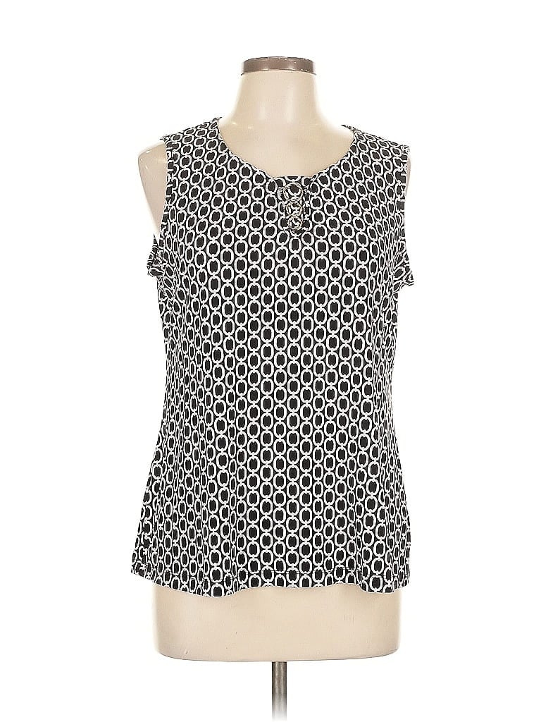 Pre-owned By Design Sleeveless Blouse In Black