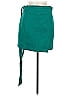 Porridge Solid Teal Casual Skirt Size M - photo 1