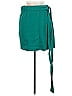 Porridge Solid Teal Casual Skirt Size M - photo 2