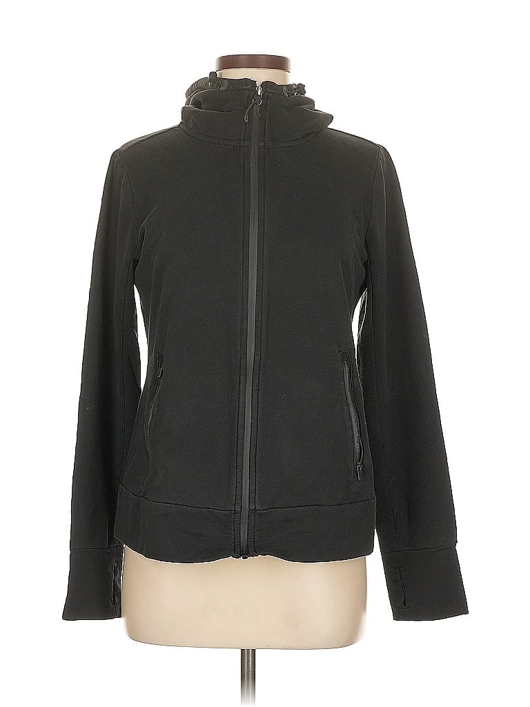 Gap Fit Black Zip Up Hoodie Size M - photo 1