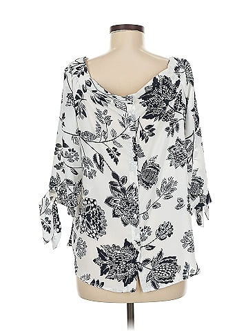 Banana Republic Factory Store 3/4 Sleeve Blouse (view 2)