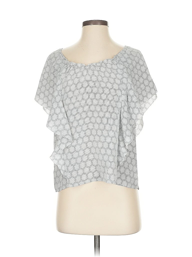 MOULINETTE SOEURS Pre-owned Short Sleeve Blouse In Silver