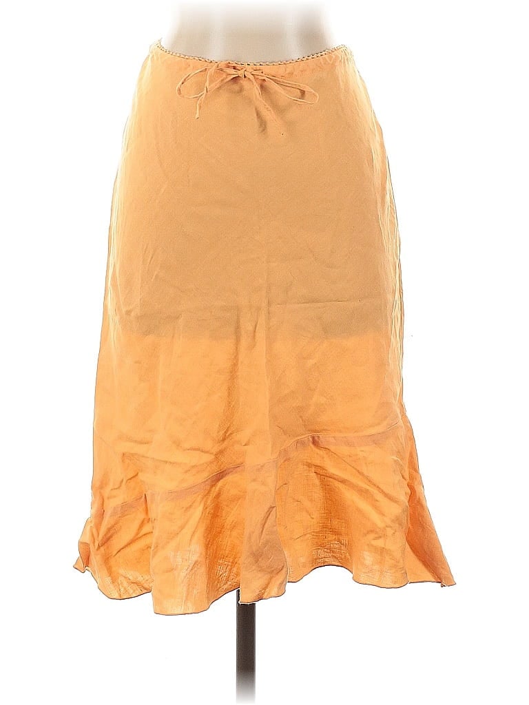 Pre-owned Divided By H&m Casual Skirt In Orange