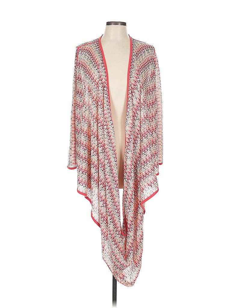 Pre-owned Nic + Zoe Kimono In Red