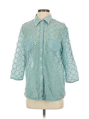 Susan Graver 3/4 Sleeve Blouse (view 1)