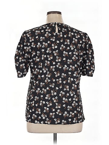 Allegra K Short Sleeve Blouse (view 2)