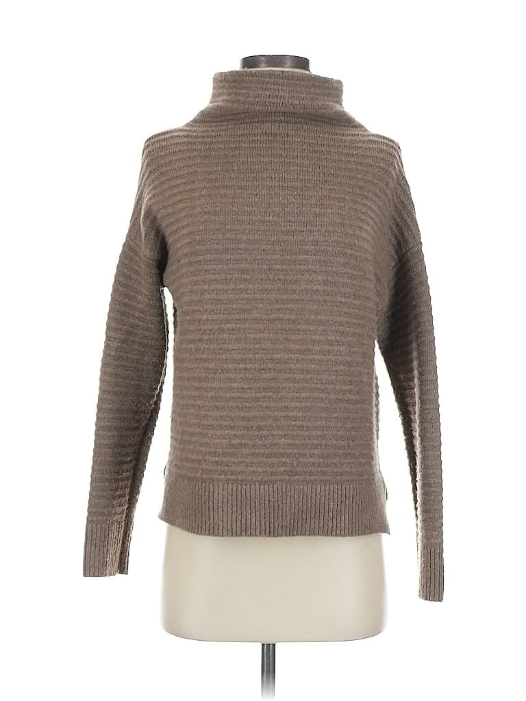 Pre-owned Madewell Turtleneck Sweater In Brown
