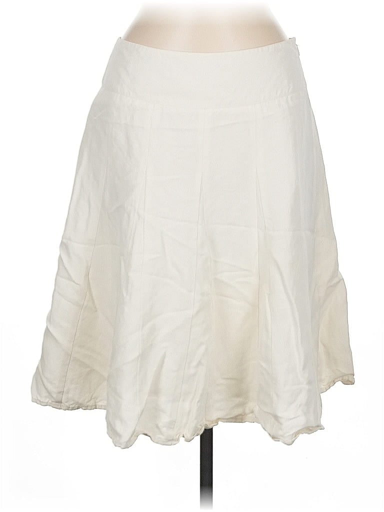 Pre-owned Ann Taylor Casual Skirt In White
