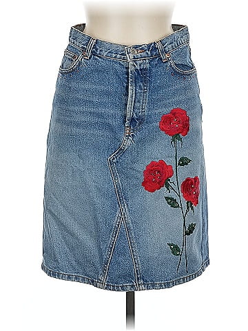 ABS Allen Schwartz Denim Skirt (view 1)