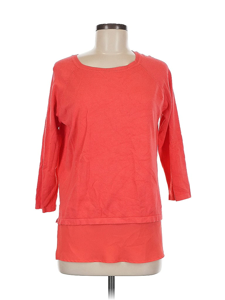 Pre-owned Apt. 9 Pullover Sweater In Orange