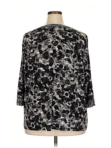 Susan Graver 3/4 Sleeve Blouse (view 2)