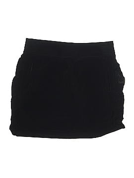 Columbia Solid Gray Black Casual Skirt Size L