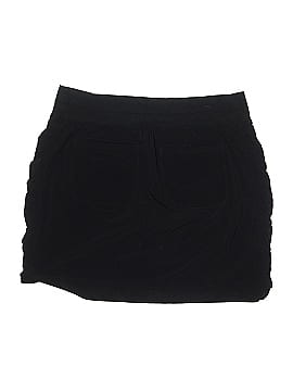 Columbia Solid Gray Black Casual Skirt Size L