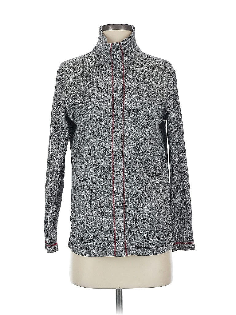 Chico's Design 100% Cotton Gray Cardigan Size Sm (0) - photo 1