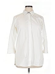 Lafayette 148 New York 3/4 Sleeve Button Down Shirt