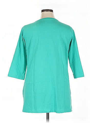 Woman Within 3/4 Sleeve T-Shirt (view 2)