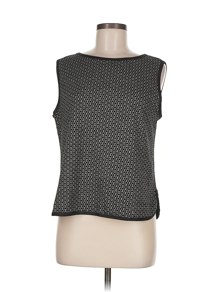 Pre-owned Max Studio Sleeveless Blouse In Black
