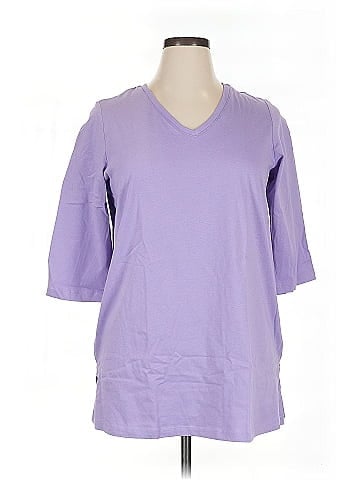 Woman Within 3/4 Sleeve T-Shirt (view 1)