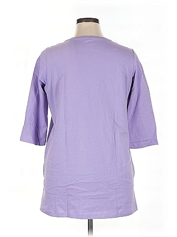 Woman Within 3/4 Sleeve T-Shirt (view 2)