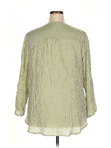 Indigo Rose 3/4 Sleeve Blouse (view 2)