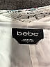 Bebe 100% Polyester Graphic White Casual Dress Size 0 - photo 6