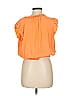 Evereve 100% Polyester Orange Sleeveless Blouse Size M - photo 2