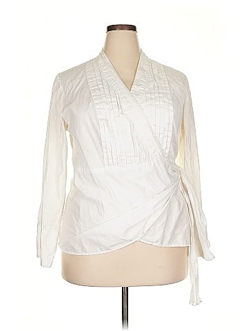 Ashley Stewart Long Sleeve Blouse (view 1)