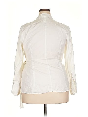 Ashley Stewart Long Sleeve Blouse (view 2)